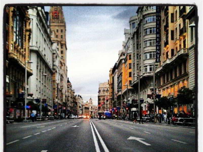 Gran Via Sol Apartamentos Madrid Eksteriør bilde