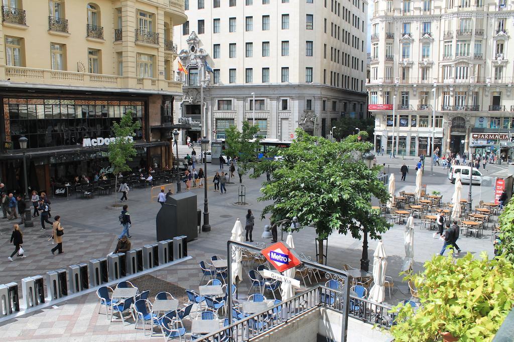 Gran Via Sol Apartamentos Madrid Rom bilde